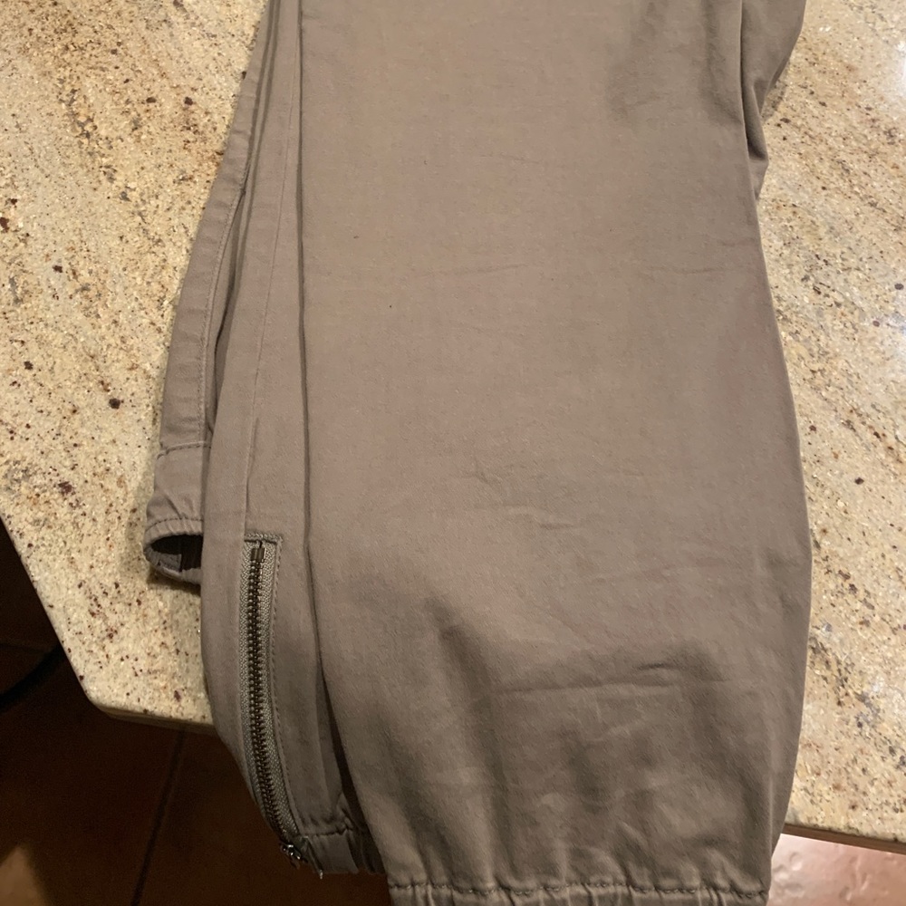 NWT Grace & Lace Olive sueded twill pants
